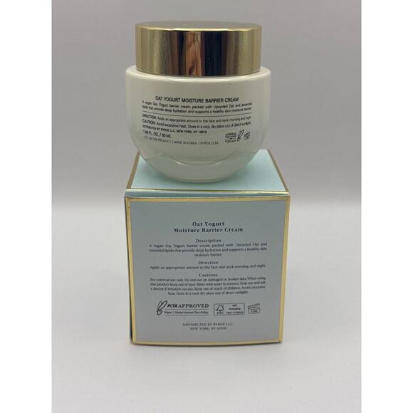 BRYOE Oat Yogurt‎ Moisture Barrier Cream 1.69 FL. OZ. / 50 ML BNIB - Picture 5 of 10